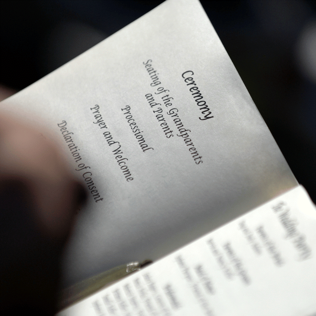 How to Design and Print Your Own Custom Wedding Programs – Occasions ...