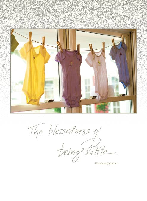 658: The blessedness of being little. -Shakespeare - available at Occasions Just Write