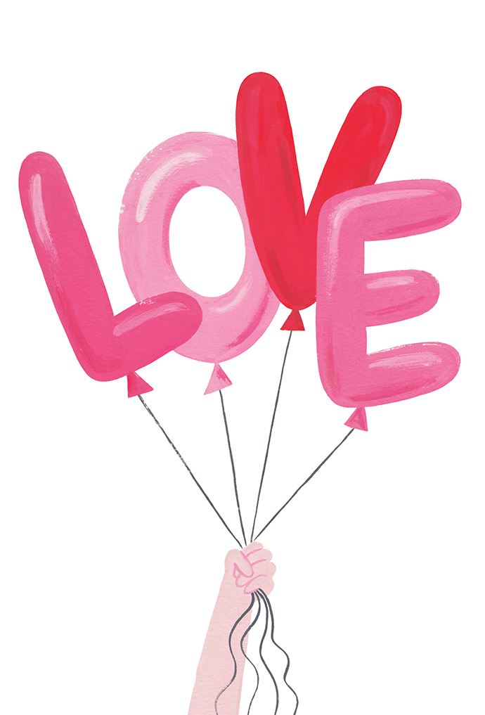 Valentine's Day Love Balloons