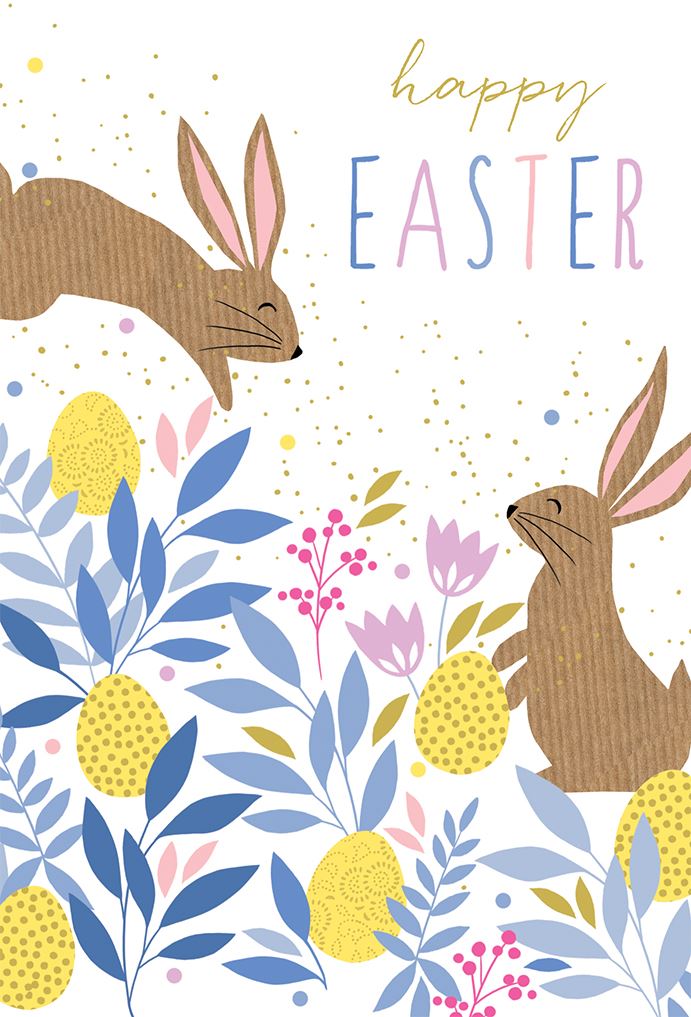 Easter Garden Bunnies