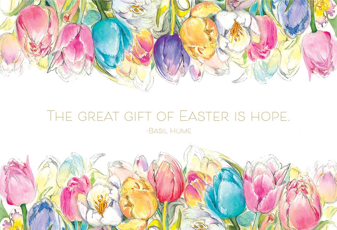 Easter Colorful Tulips