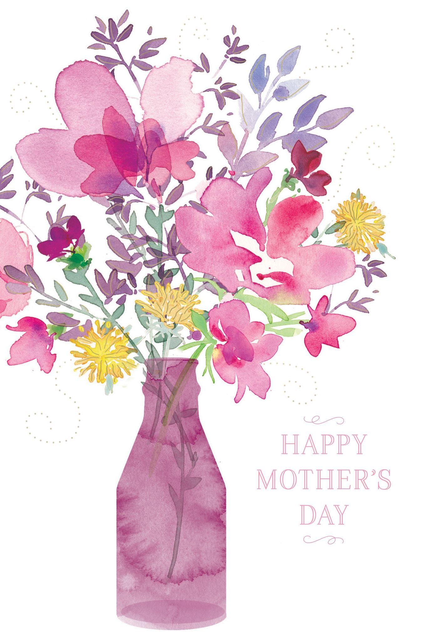 Mother's Day Glass Vase