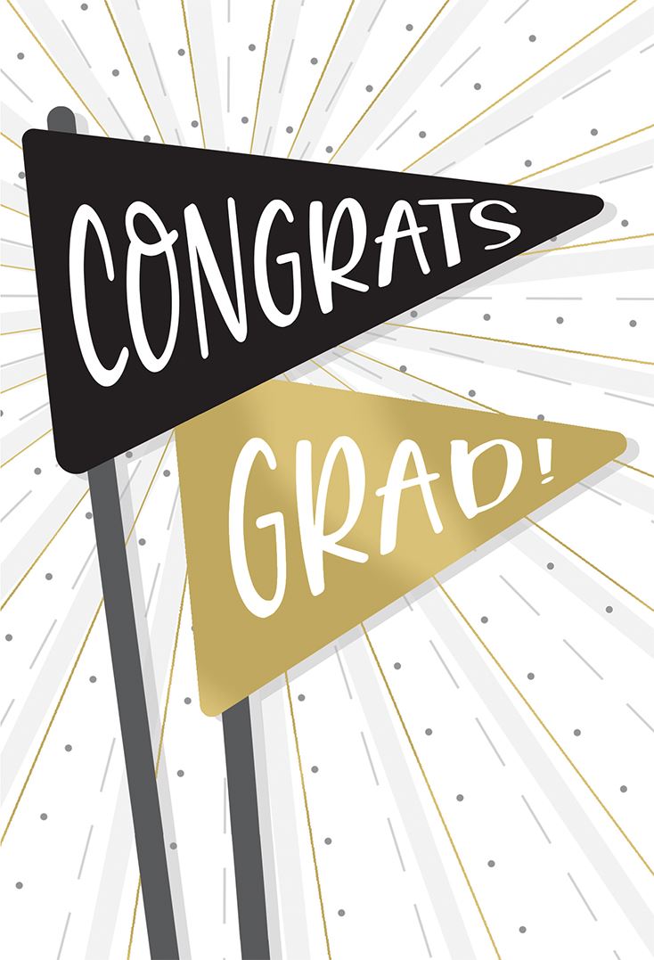 Graduation Pennant Flags