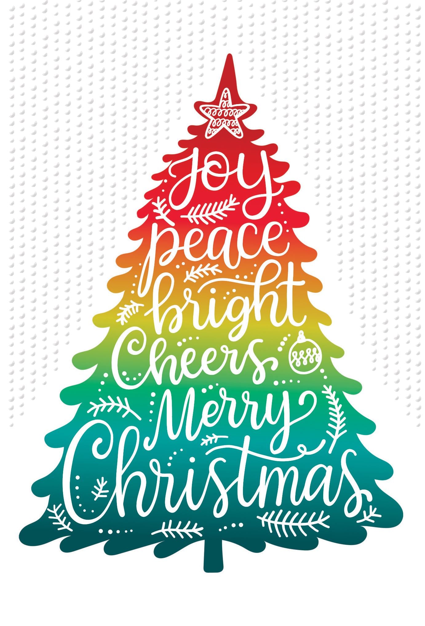 Christmas - Rainbow Tree