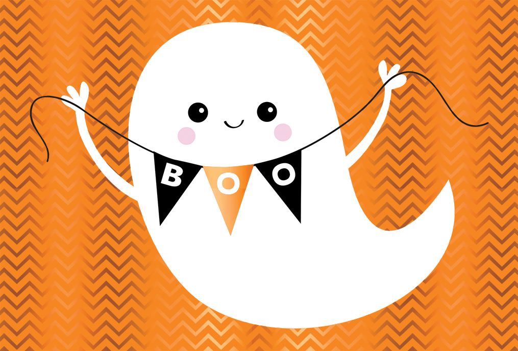 Halloween - Boo Banner Ghost