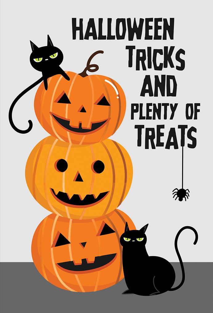 Halloween - Cats And Jack O'Lanterns