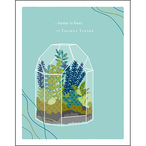 Home is best - New Home Greeting Card