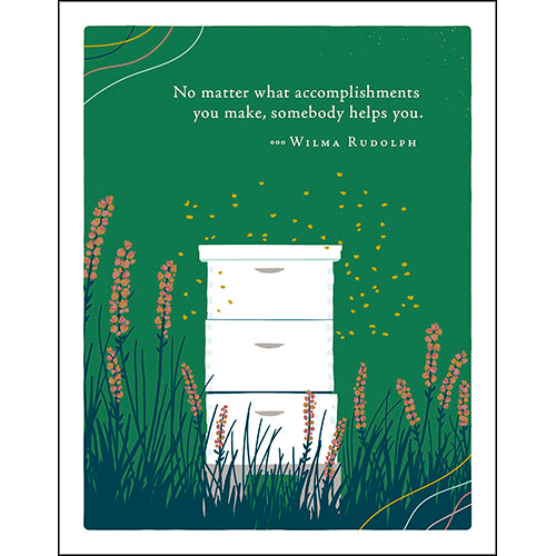 Positively Green (Teacher/Mentor) No Matter What Accomplishments Card