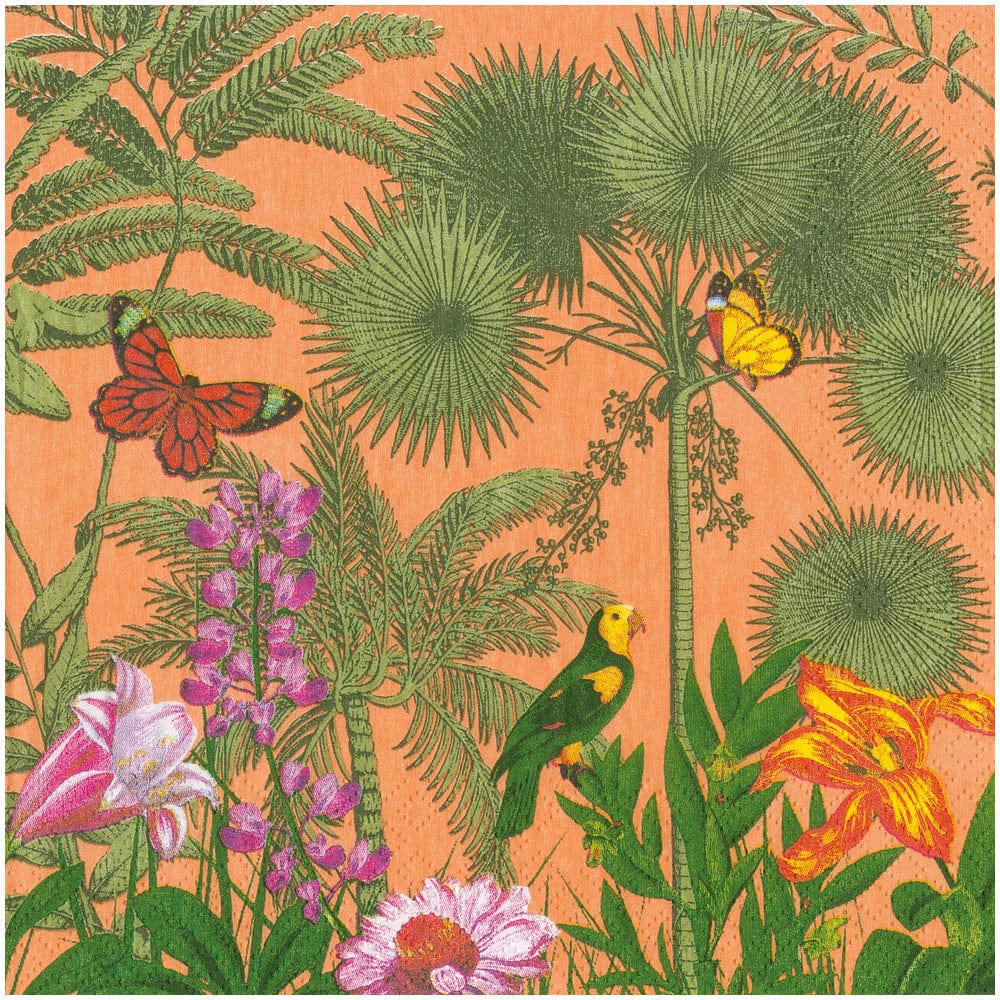 Paradise Garden Melon Dinner Napkin - package of 20