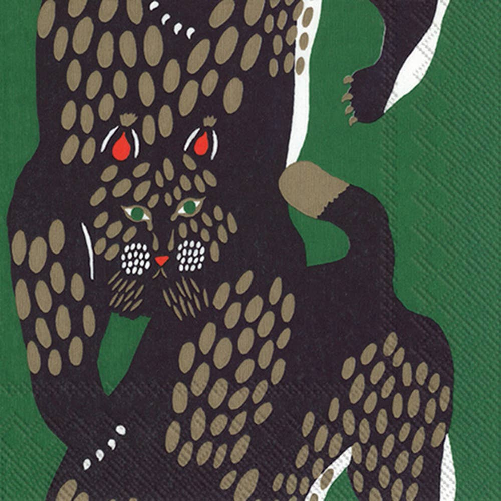 Paper Lunch Napkin 20 Ct Ilves Green Marimekko