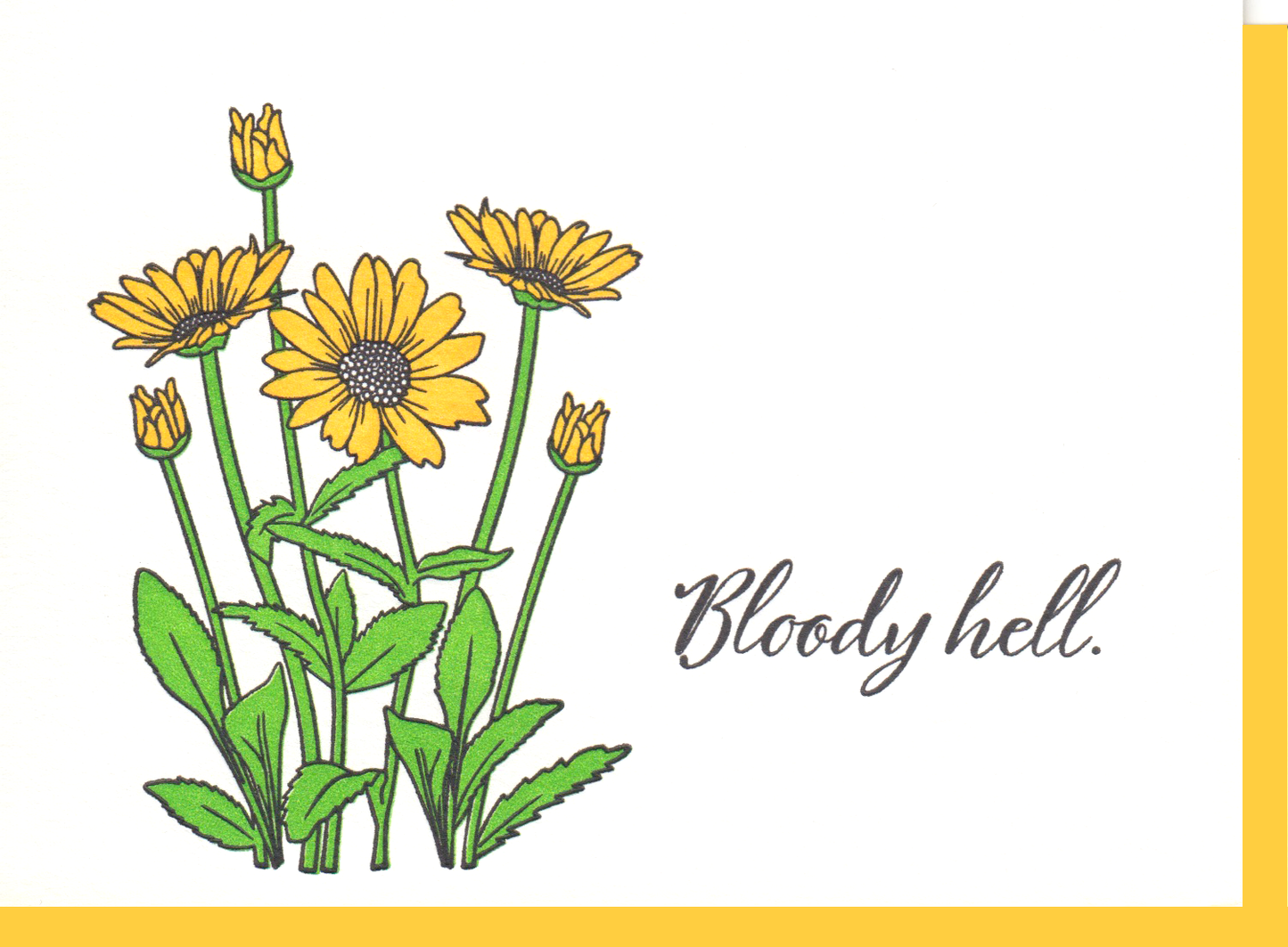 Bloody Hell Greeting Card