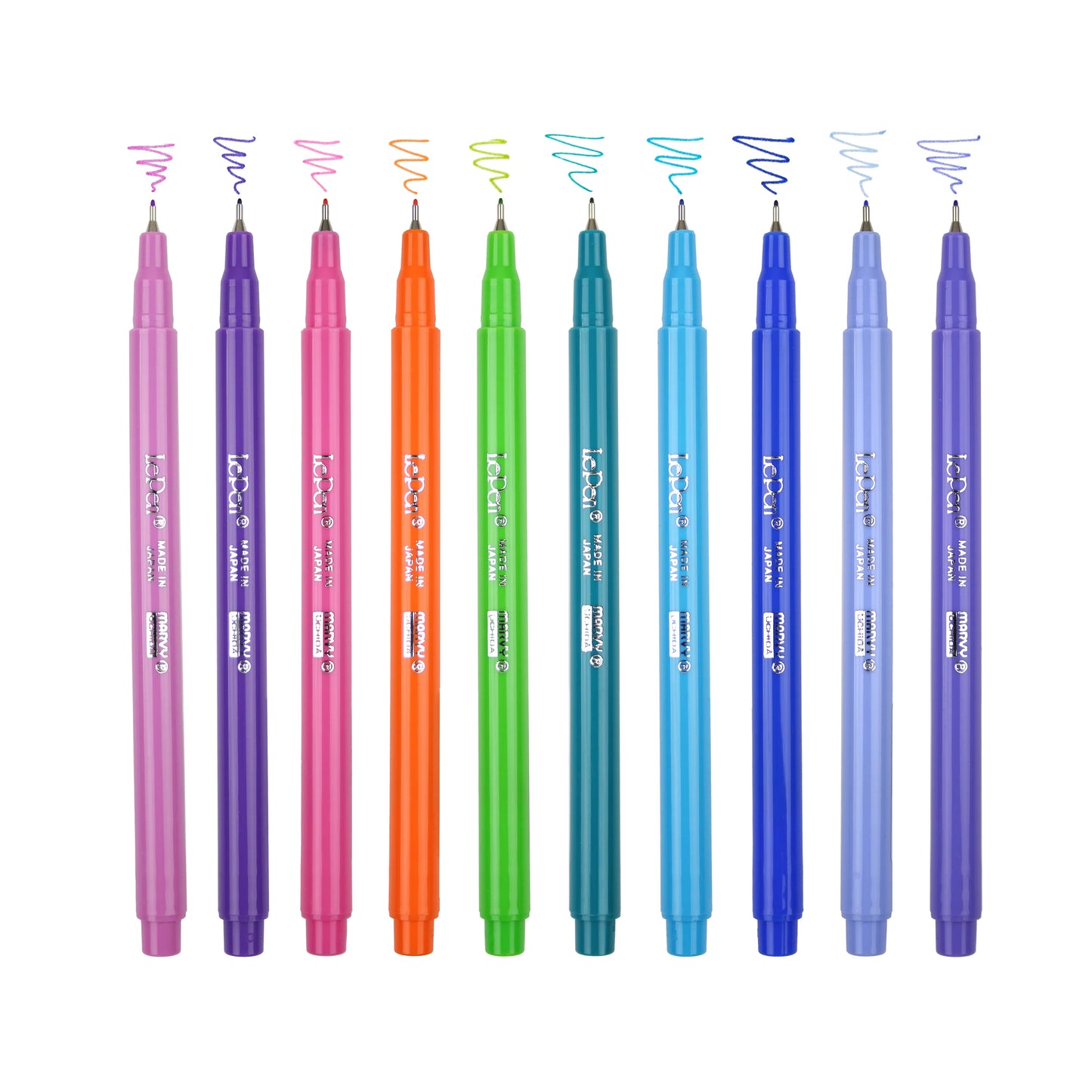 Le Pen Fineliners Bright Colors 10 PC