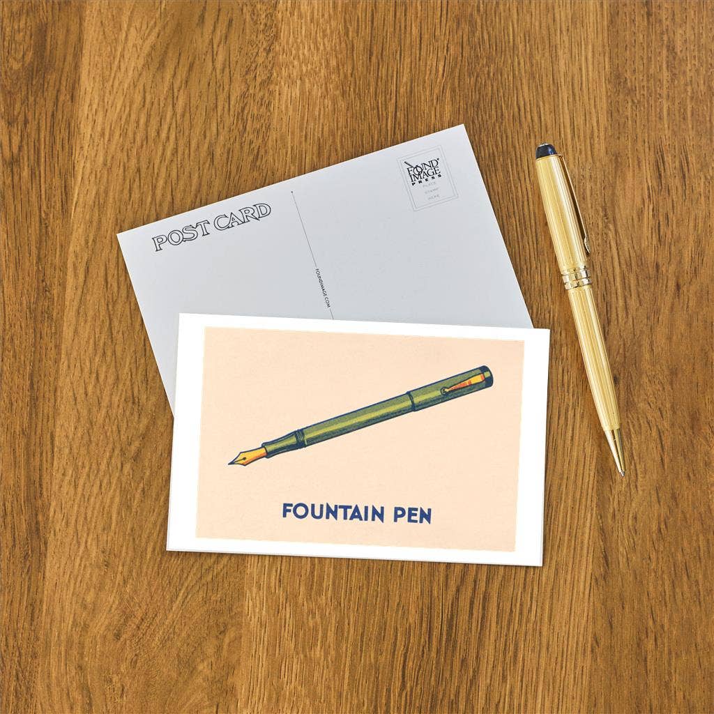 Postcard - Fountain Pen