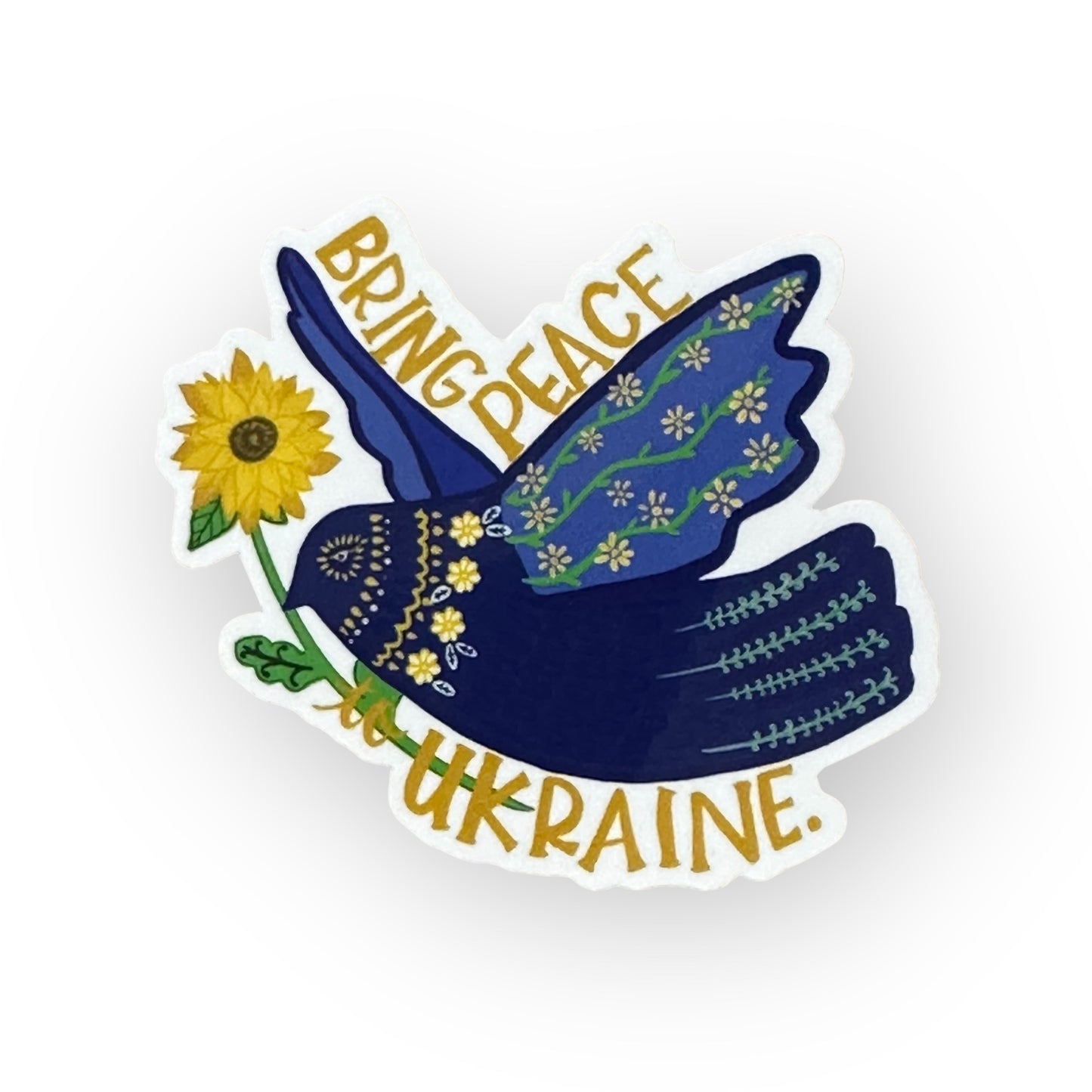 Peace to Ukraine Vinyl Sticker