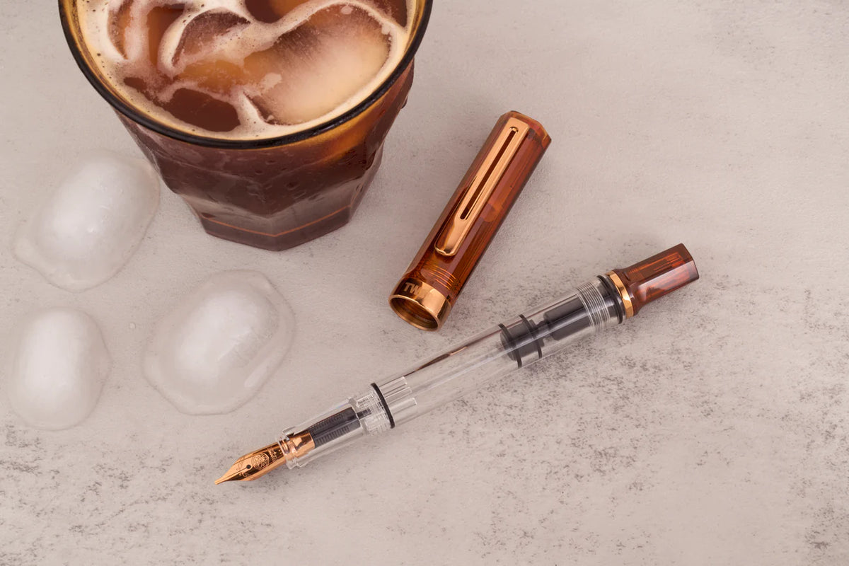TWSBI ECO RootBeer w/Bronze Fountain Pen