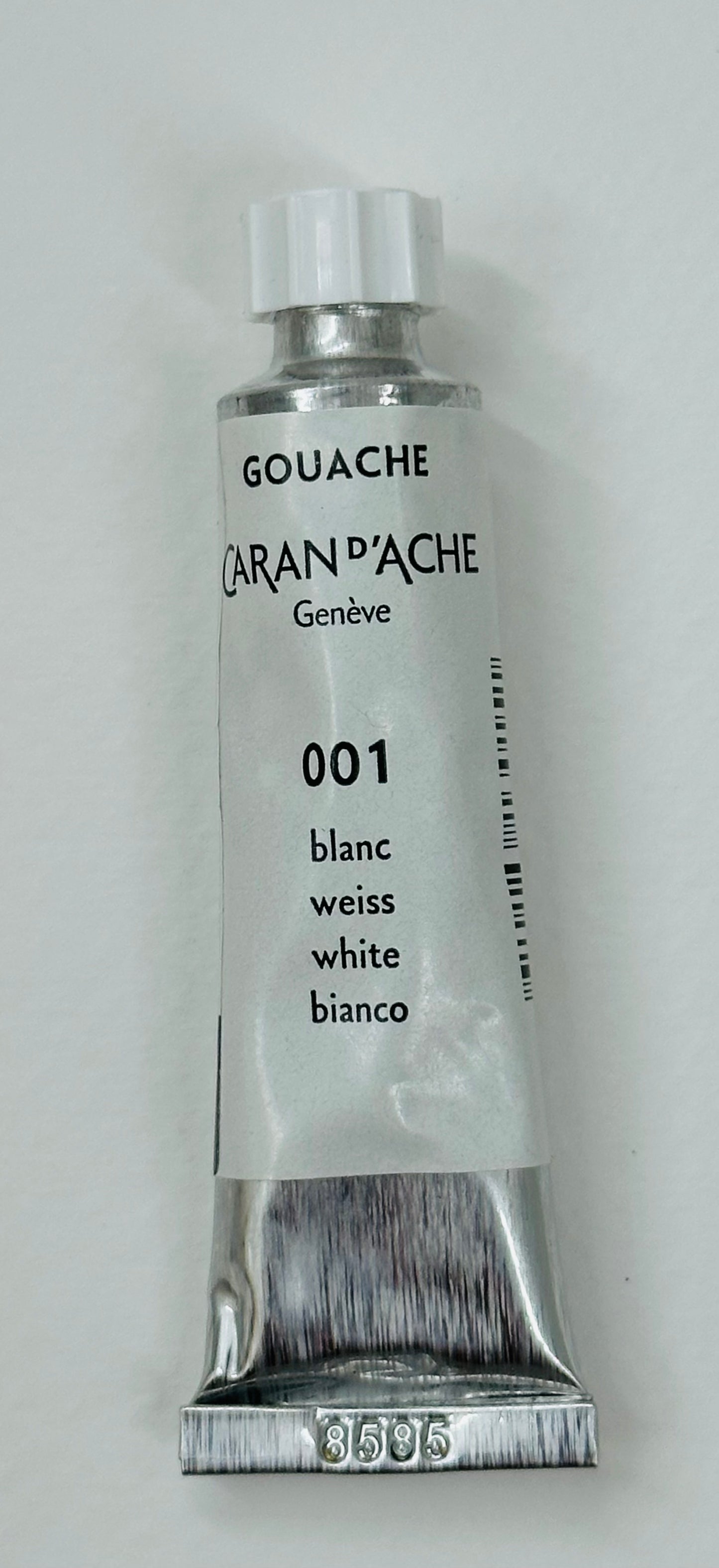 Caran d'Ache White Gouache Tube 10ml