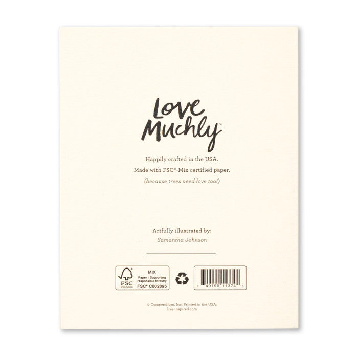 Love Muchly Love Greeting Card “My heart and your heart”