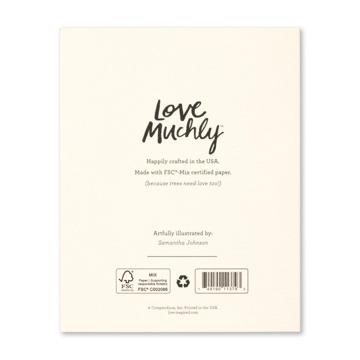 Love Muchly Baby Greeting Card “The world just got a whole lot cuter”