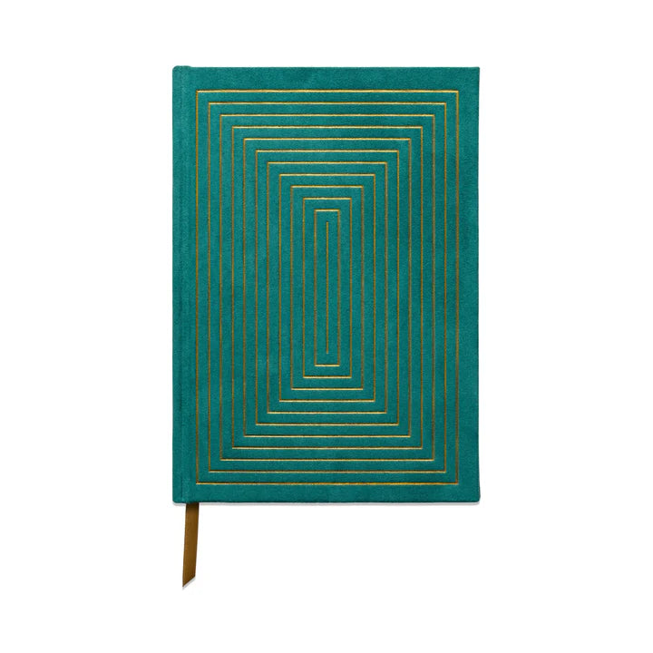 RADIANT JOURNAL - LINEAR BOXES GREEN