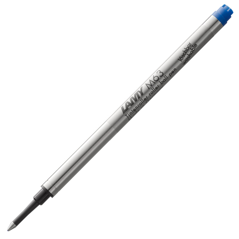 LAMY M 63 M Rollerball Refill in blue for capped pens, available at stationery stores.