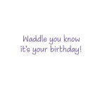 Happy Birthday Silly Goose Card