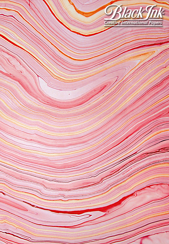Black Ink Marbled Mulberry