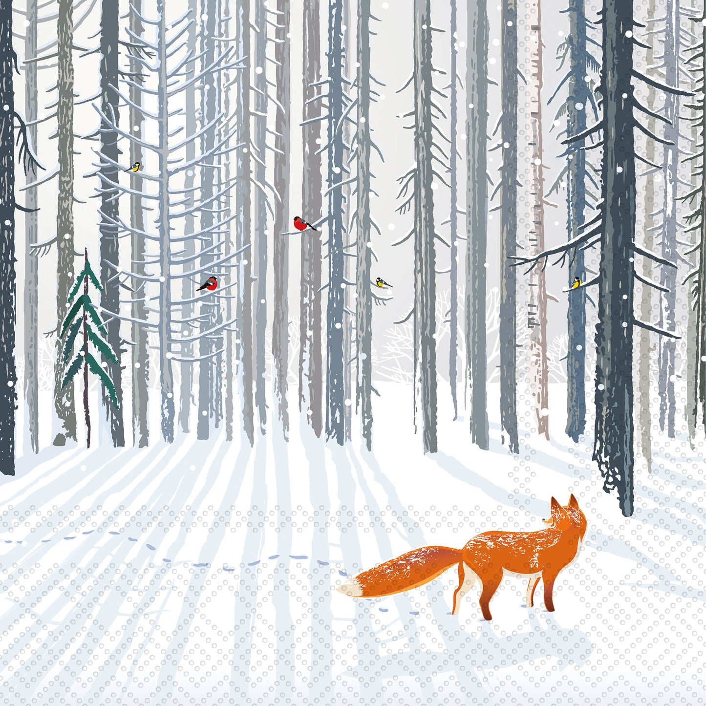 Paper Cocktail Napkins 20ct Filou Christmas