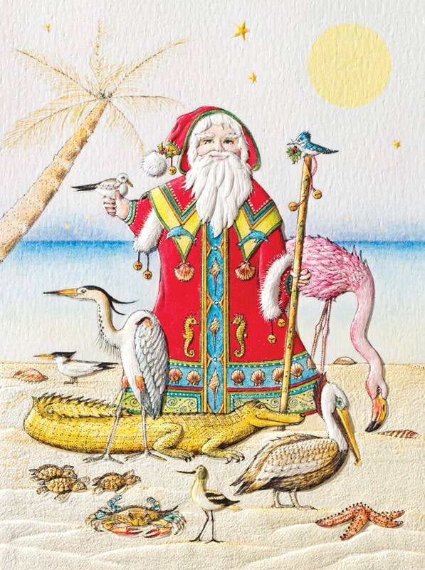 Coastal Father Christmas - Petite Box Christmas