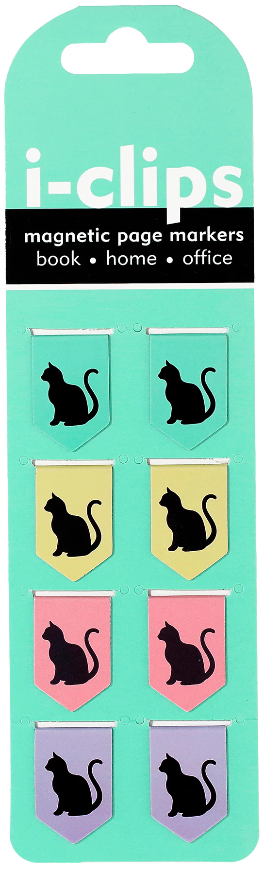 Black Cats i-clip Magnetic Page Markers