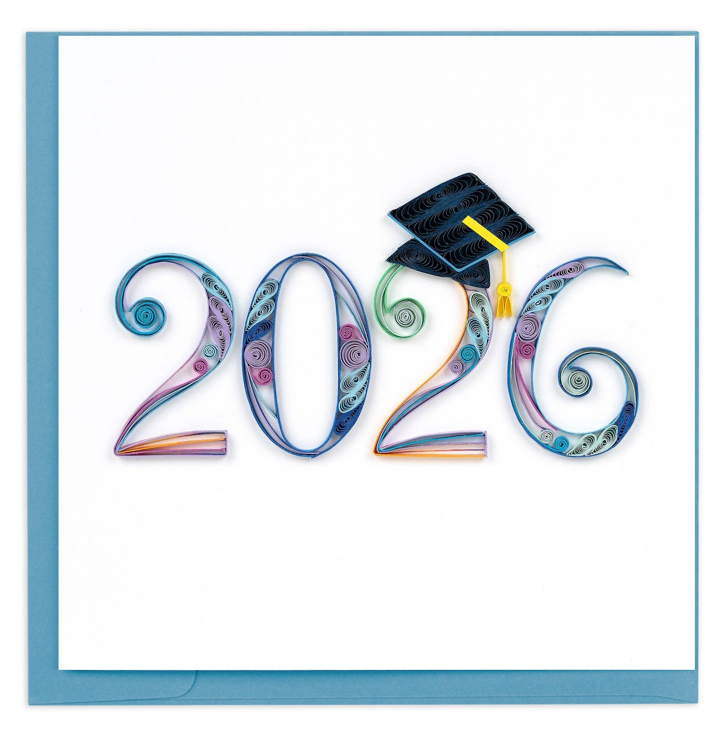 Quilled 2026 Grad Card