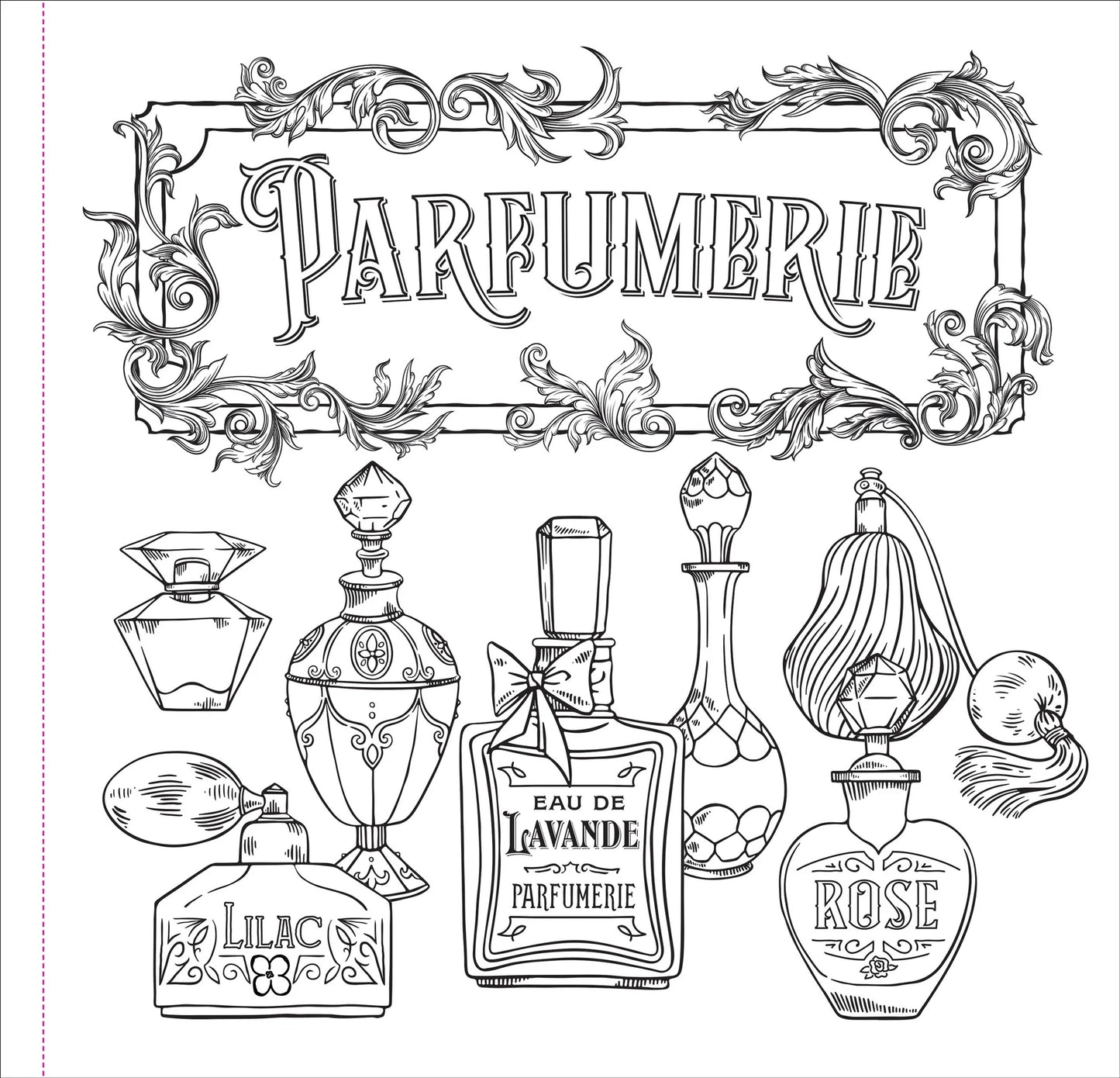 Ephemera Adult Coloring Book