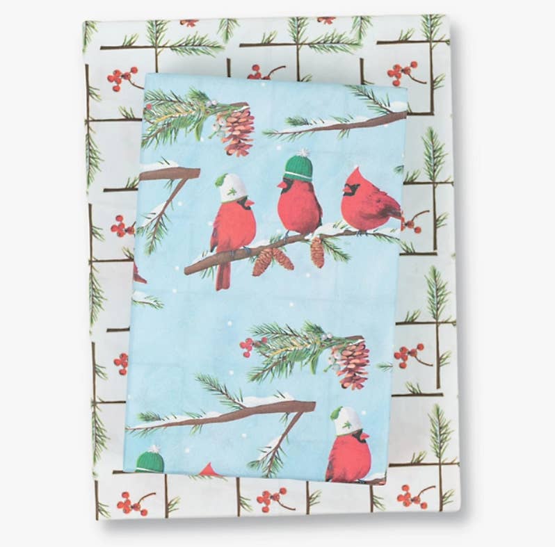 Three Cardinals Reversible Wrap