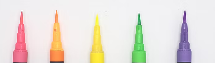 Akashiya seiwatercolor Thin Line set of 5 Neon - available at Occasions Just Write