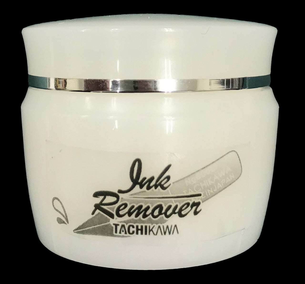 Tachikawa Ink Remover jar available at stationery store, ideal for correcting ink in artistic projects.