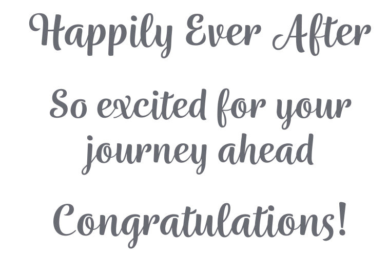 Wedding Car - Die Cut Wedding Card