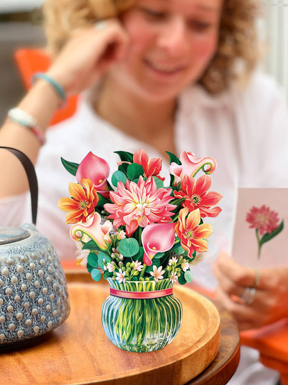 Mini Dear Dahlia Pop-up Greeting Card