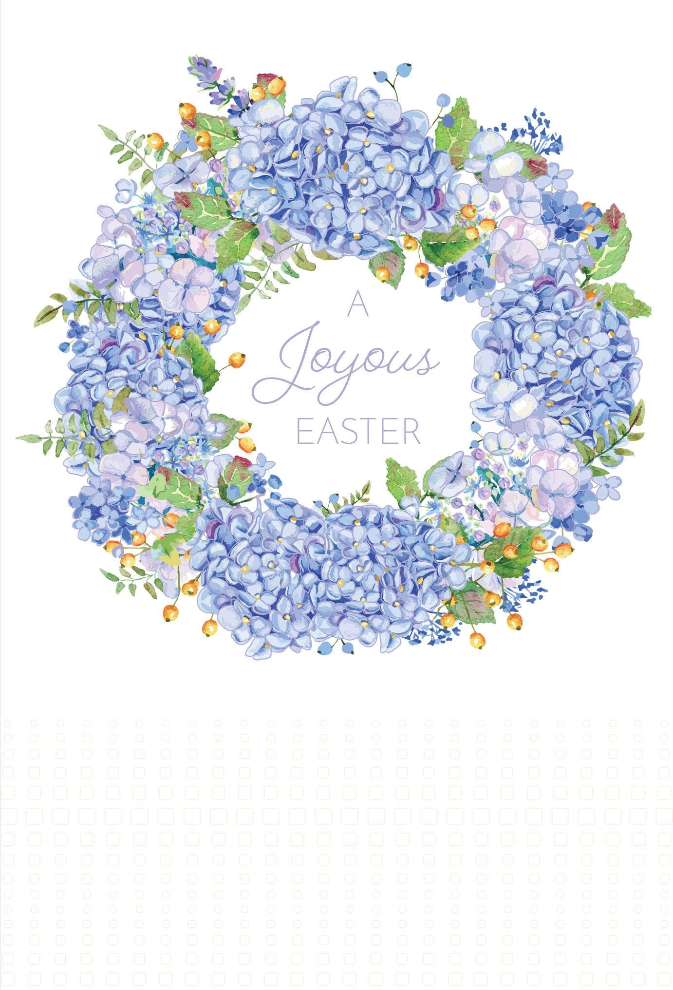 Easter Hydrangea Wreath