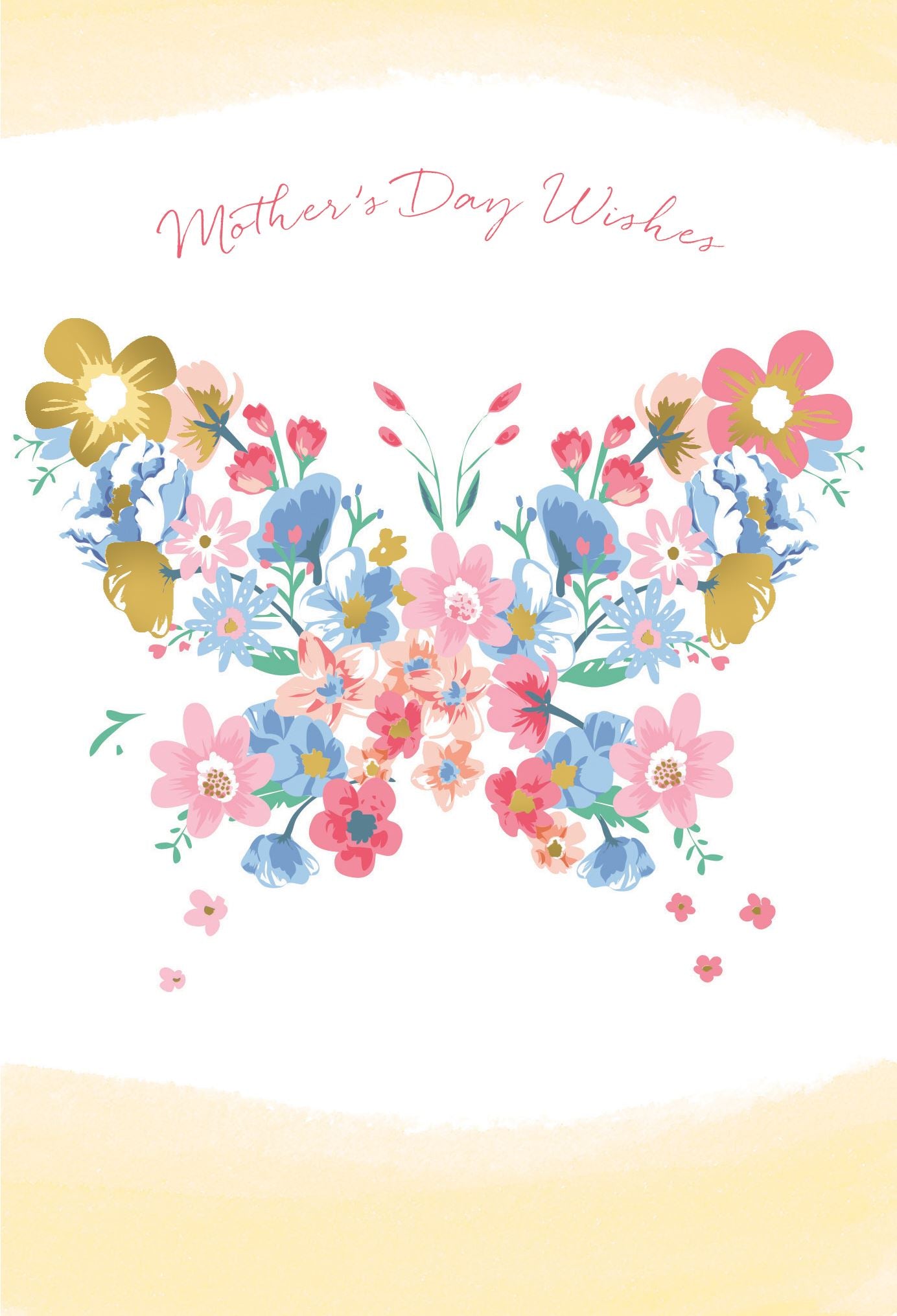 Mother's Day - Someone Special Butterfly Of Flowers
