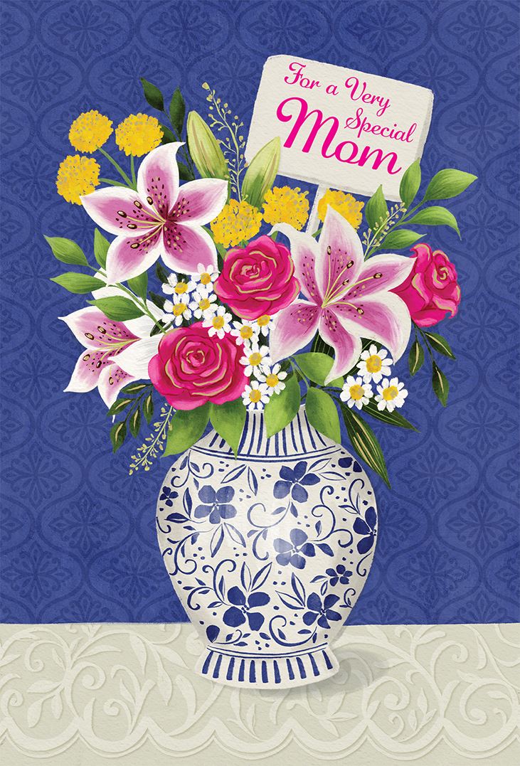 Mother's Day Chinoiserie Vase