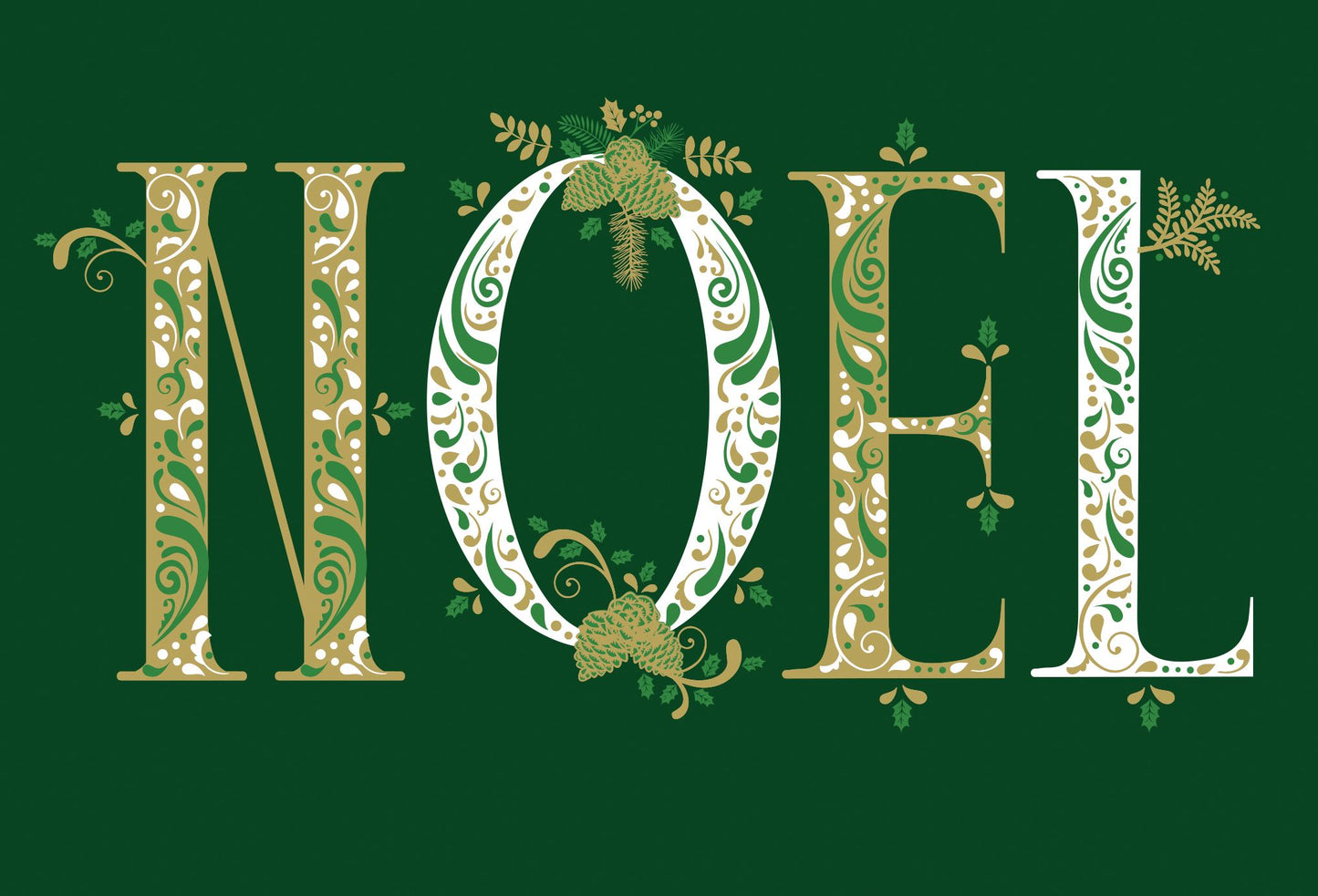Christmas - Green And Gold Noel