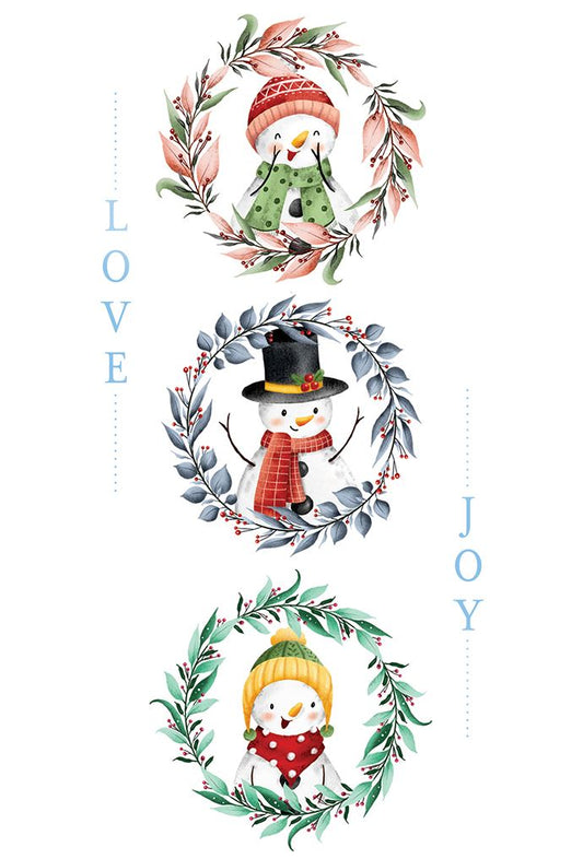Christmas Card - Three Snowmen