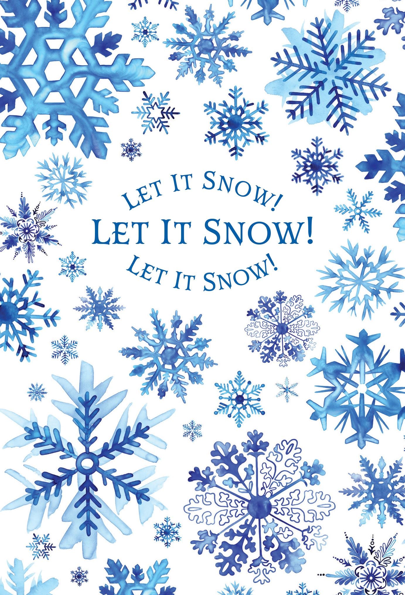 Holiday - Watercolor Snowflakes