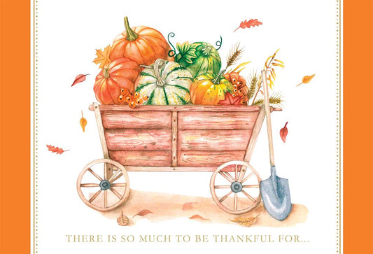 Thanksgiving - Pumpkin Wheelbarrow
