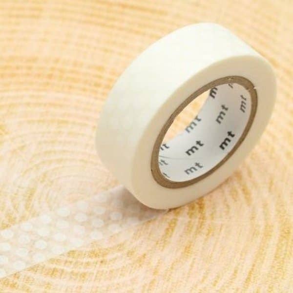 Washi Tape Dot White