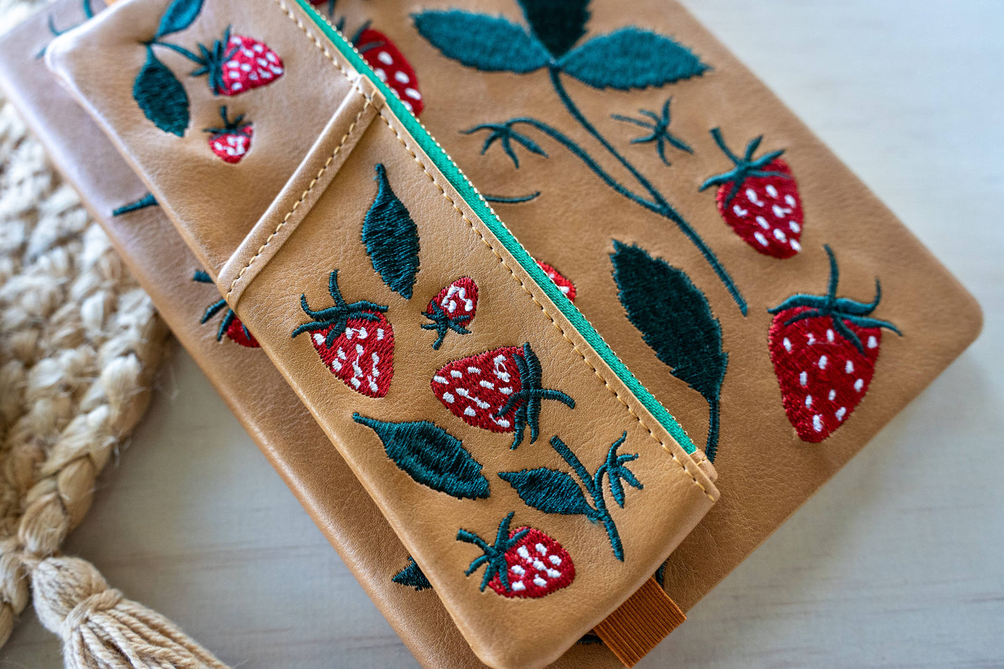 Elana's Berries Embroidered Notebook Pouch NBPOUCH1847