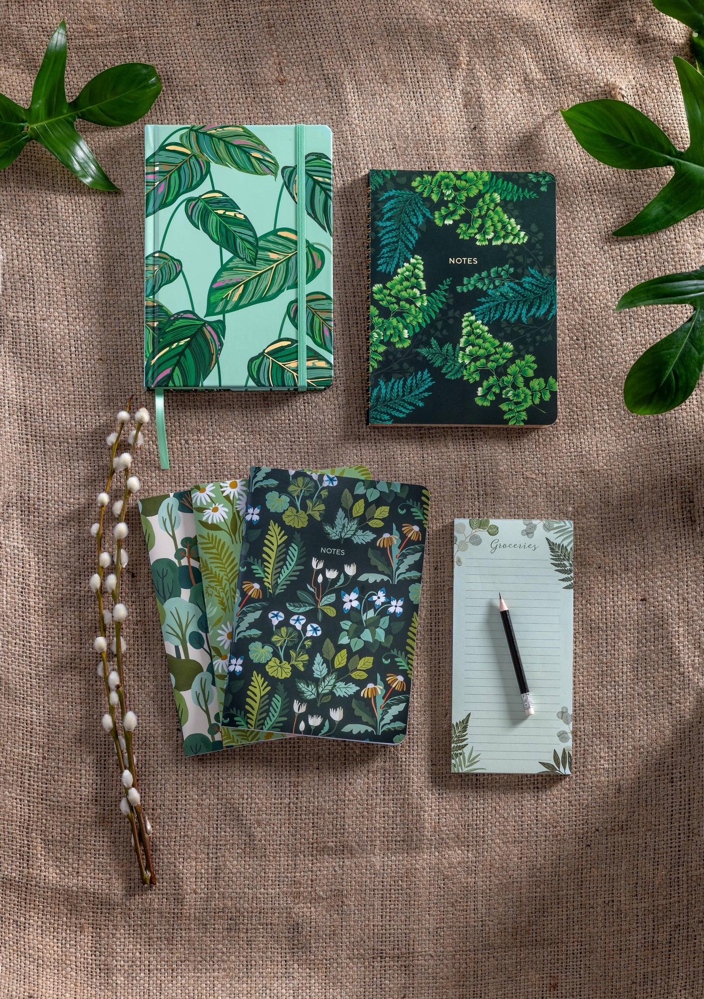 Greenery High Note® 3-Pack Notebook Set