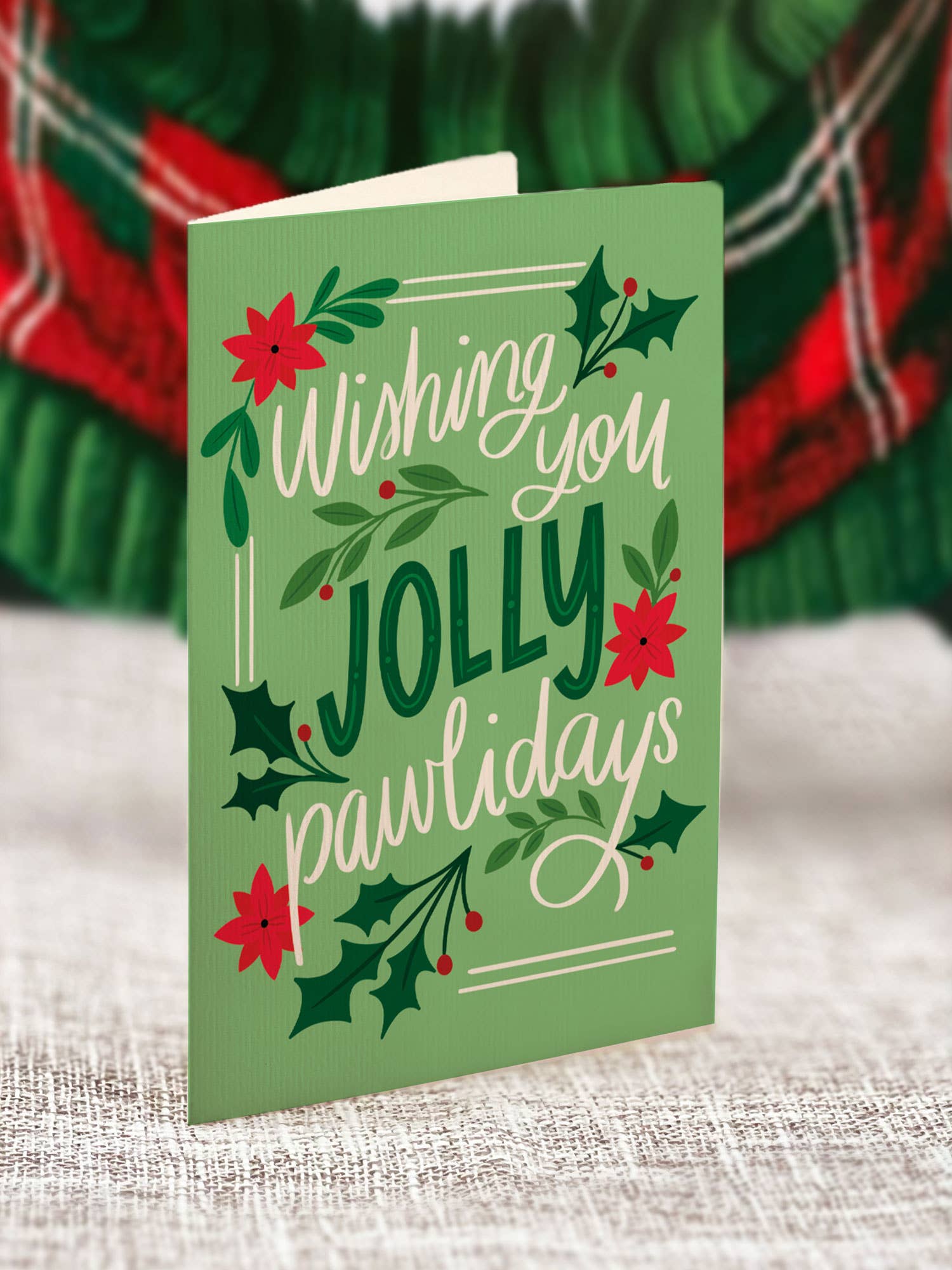 Mini Christmas Puppy - Mini Pop-up Greeting Card