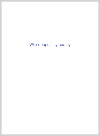 No light, no love Sympathy Greeting Card