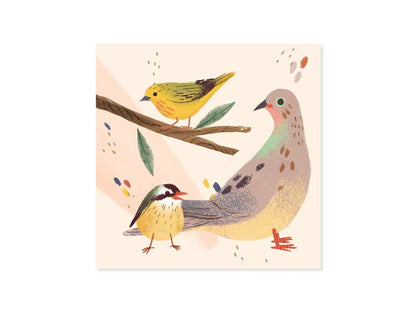 Backyard Birds Pop-up Greeting Card