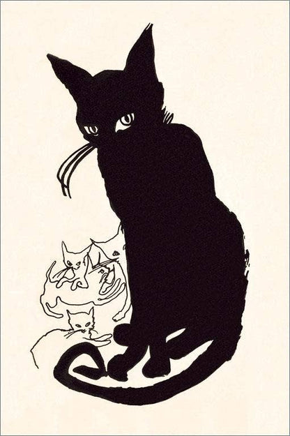 Postcard - Black Cat